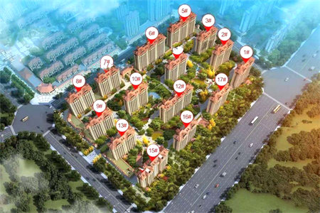 城南江南名苑3室2厅1卫109m2毛坯房